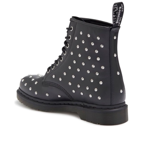 DR MARTENS STUDDED 1460 Lug Sole Boots - Picture 4 of 7
